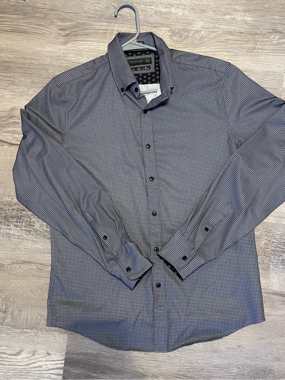 Micro-Pattern Dress Shirt - Men